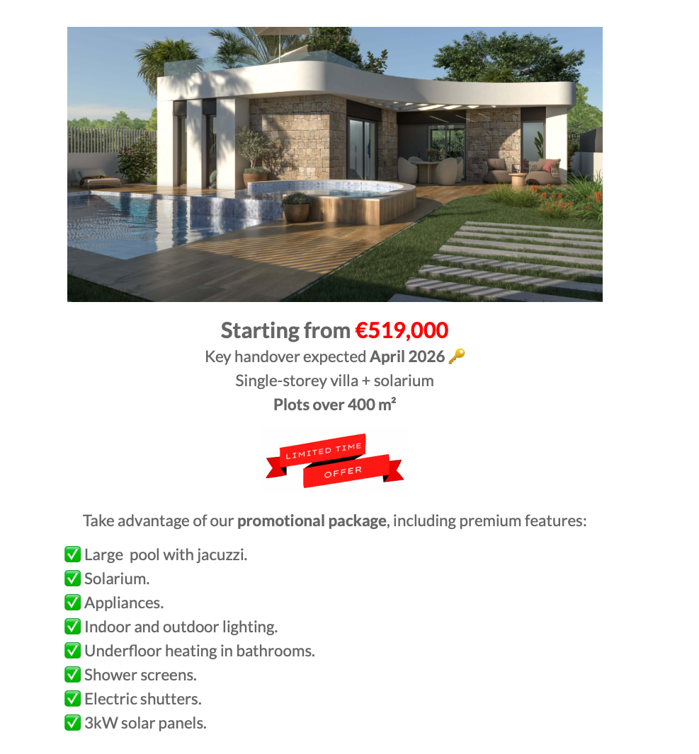 3 bedroom Villa in Los Montesinos