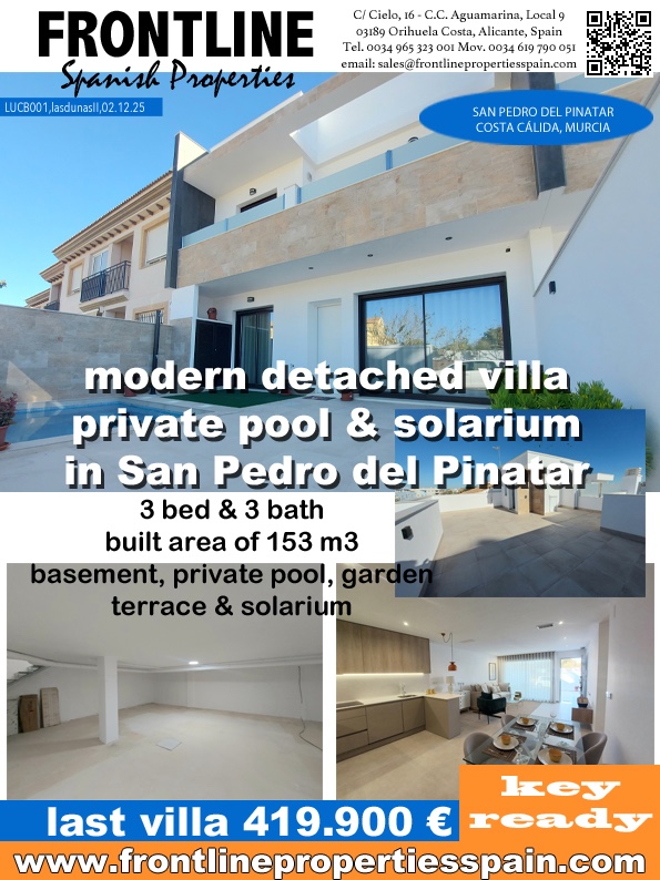 3 bedroom Townhouse in San Pedro del Pinatar